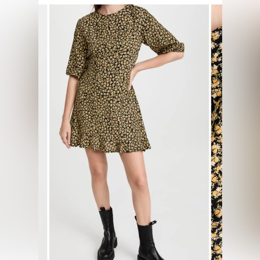 FAITHFULL THE BRAND Estelle Mini Dress- size Medium US 6